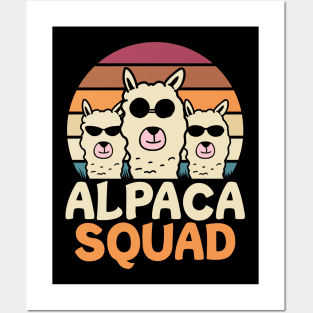 Alpaca Squad Llama Posters and Art